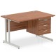 Rayleigh Cantilever Straight Desk with Fixed Pedestal